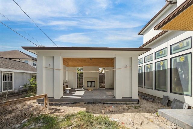 exterior space with a patio area