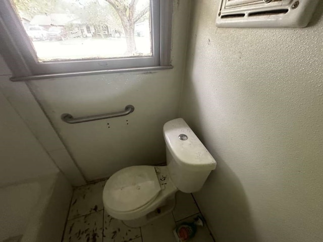 bathroom featuring toilet