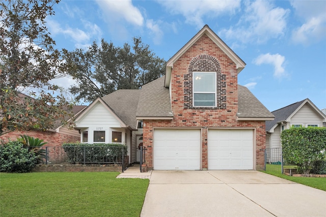 view of property with a front yard