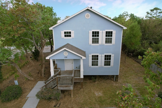 view of front of property