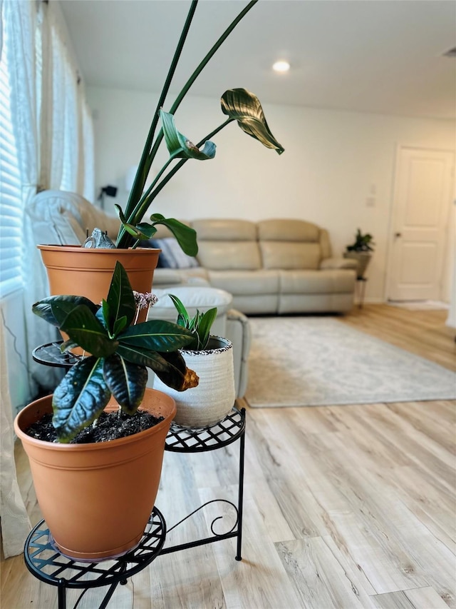 122 Austin Rd, Angleton, TX 77515 - living room featuring wood finished floors