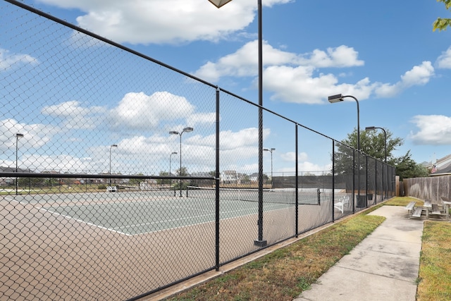 view of sport court