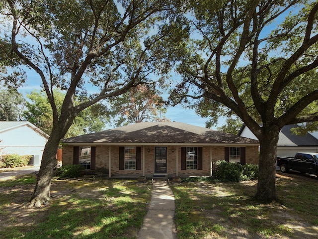 view of ranch-style house