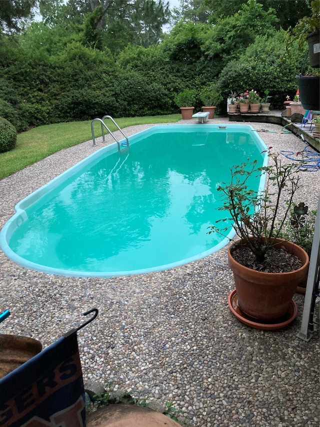 view of pool