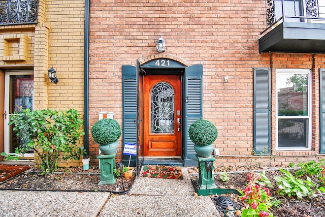 view of entrance to property