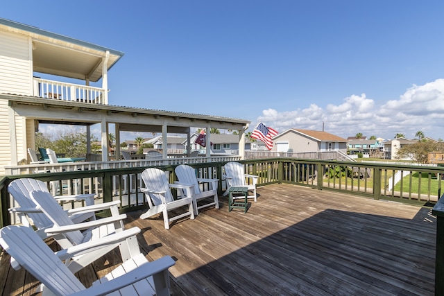 view of deck