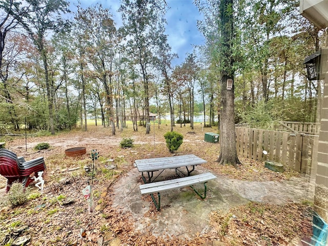 surrounding community featuring a patio area