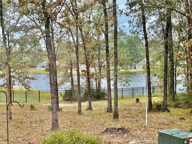 view of water feature