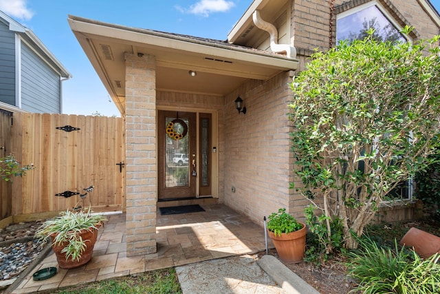 view of property entrance