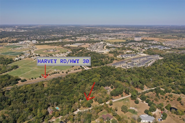 20 Ranchero Rd, College Station, TX 77845 - birds eye view of property