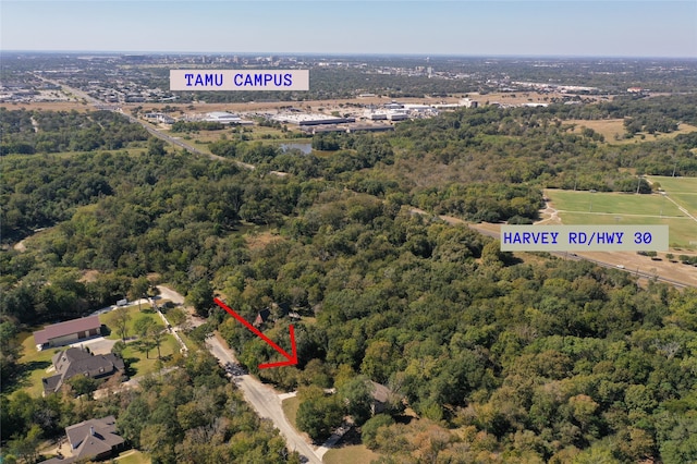 20 Ranchero Rd, College Station, TX 77845 - aerial view