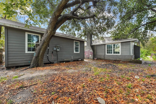 view of back of property