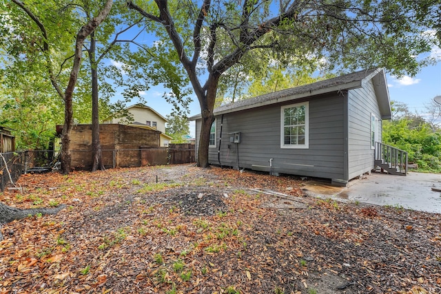 view of back of property