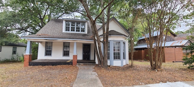 view of front of house with covered porch