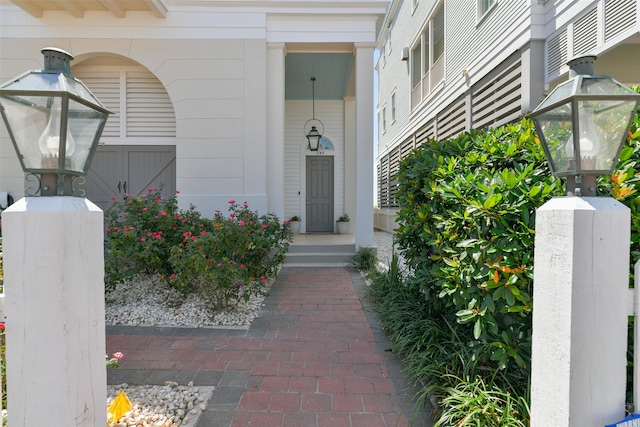 view of entrance to property