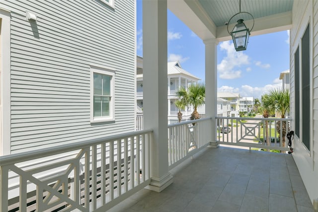 1745 Seaside Dr, Galveston, TX 77550 - balcony featuring a residential view