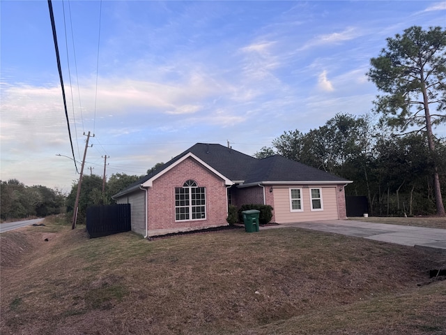 view of ranch-style house