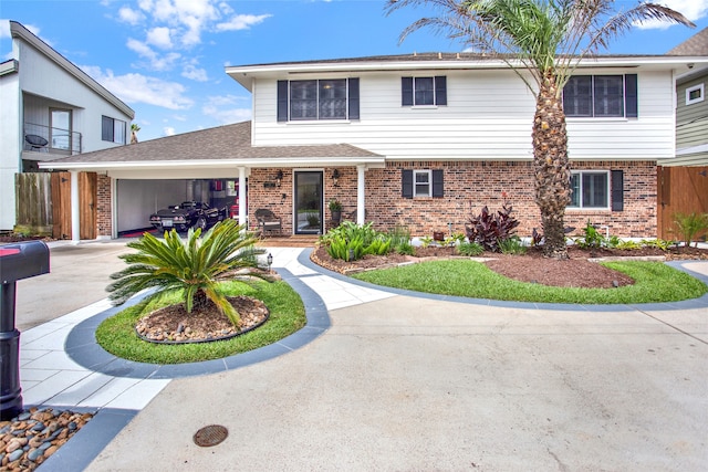 view of front of home