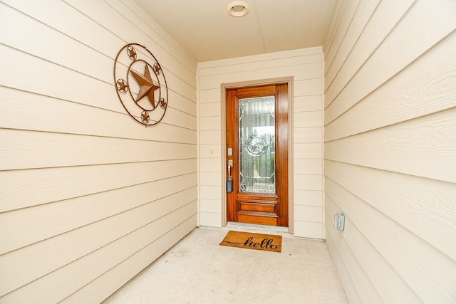 view of entrance to property