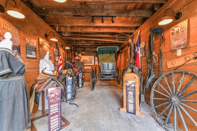 view of stable