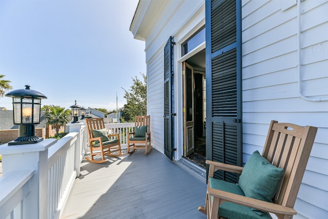 view of deck