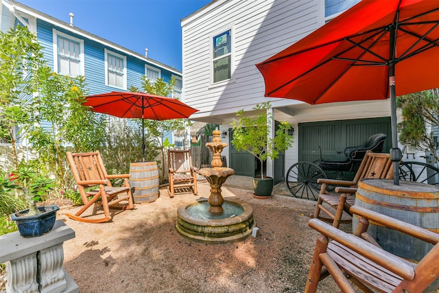 view of patio