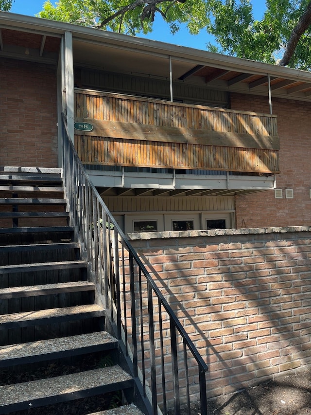 view of stairs