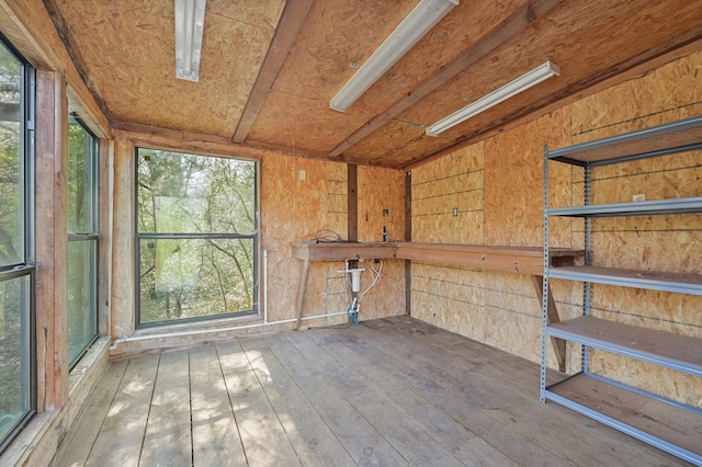 view of storage room