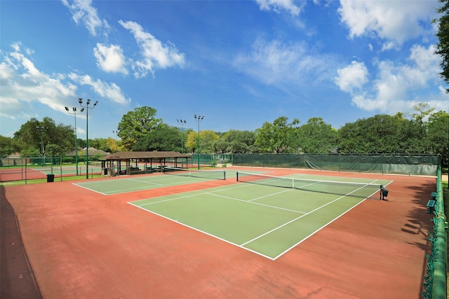 view of sport court