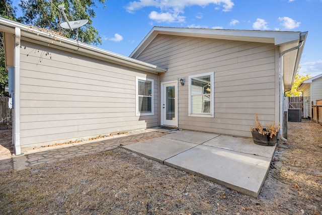 rear view of house with a patio area