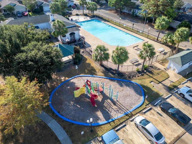 view of pool