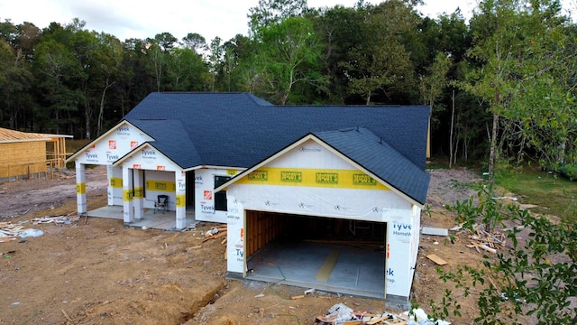 view of property under construction