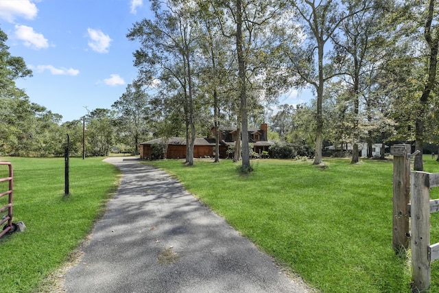 exterior space featuring a yard