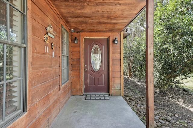 view of entrance to property