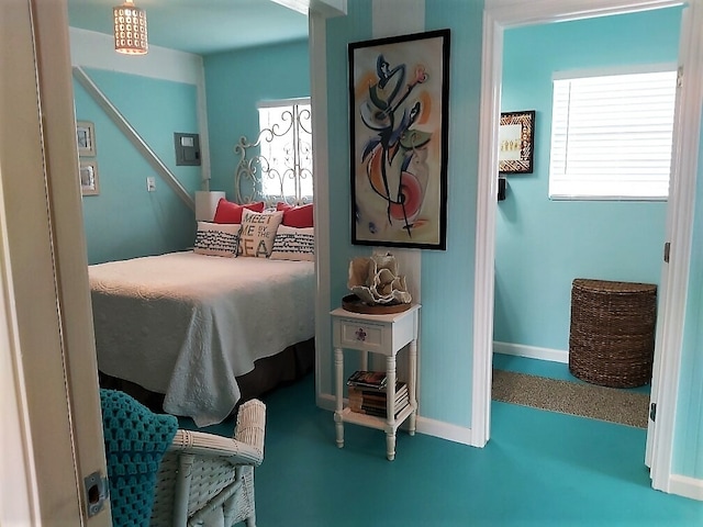 bedroom featuring carpet floors