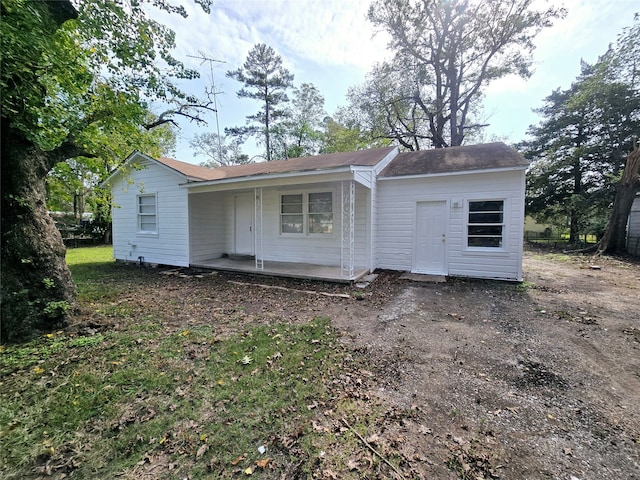 view of rear view of property