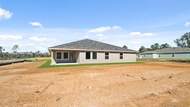 rear view of house with a patio area