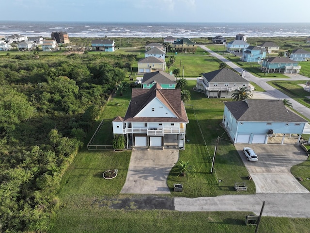 214 Biloxi, Crystal Beach, TX 77650 - aerial view of residential area
