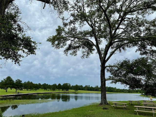 view of water feature