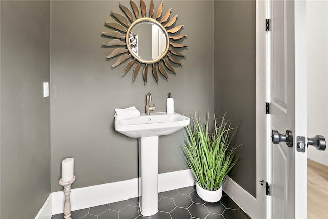 bathroom featuring tile patterned floors