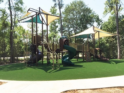 view of play area