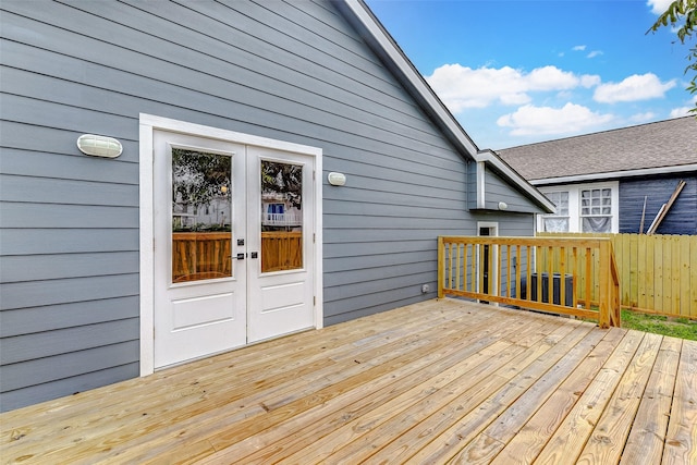 1324 Ursuline St, Galveston, TX 77550 - deck featuring french doors