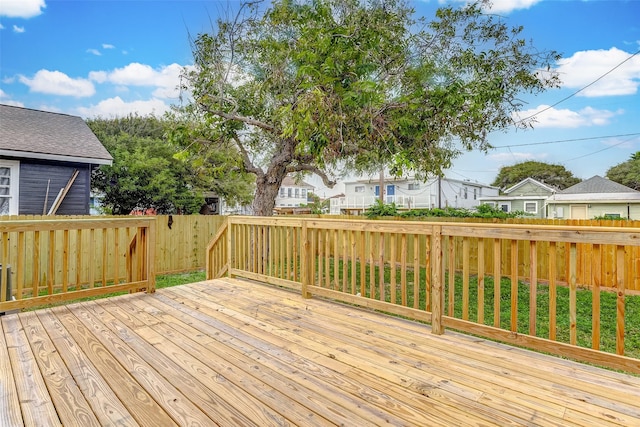 1324 Ursuline St, Galveston, TX 77550 - deck with a residential view