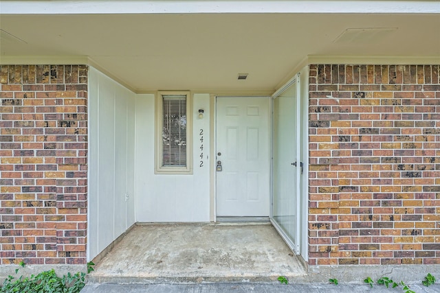 view of entrance to property