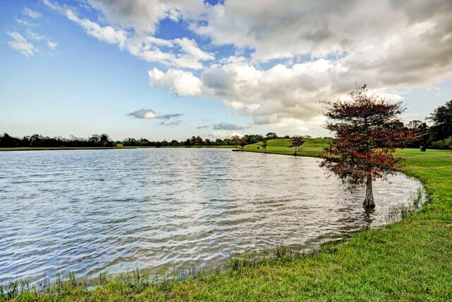 view of water feature