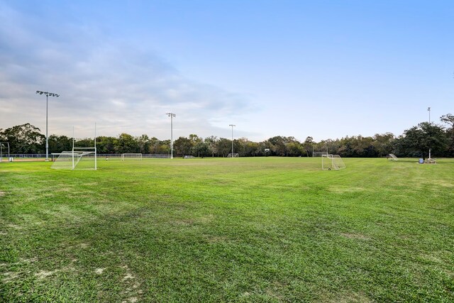 view of yard featuring a rural view