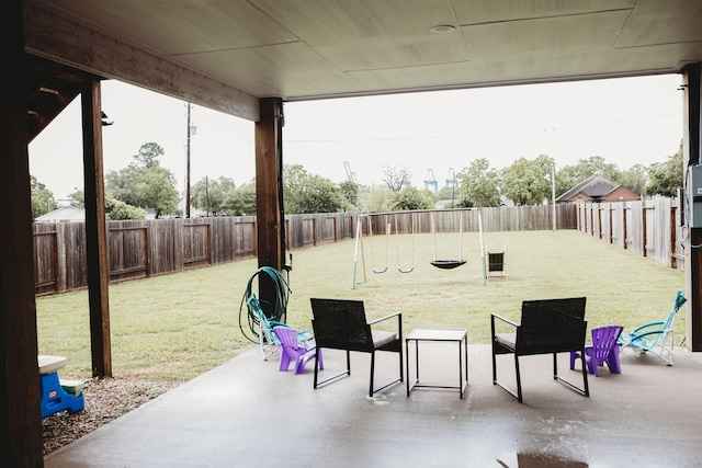 view of patio