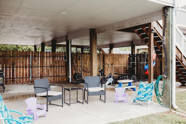 view of patio