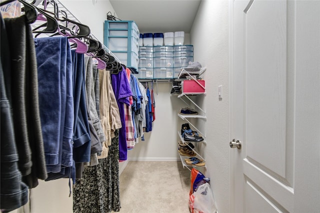8438 Sunset Isles Dr, Baytown, TX 77521 - walk in closet with carpet flooring