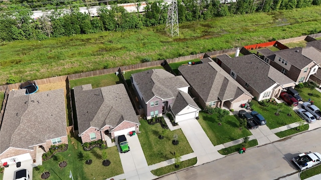 8438 Sunset Isles Dr, Baytown, TX 77521 - aerial perspective of suburban area